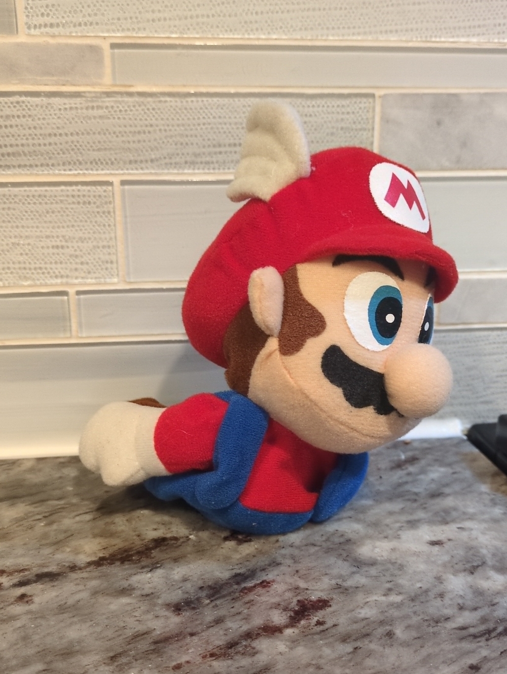 Nintendo Mario Plush Vintage 1997 BD&A Super Mario 64 plush Flying Wing Cap